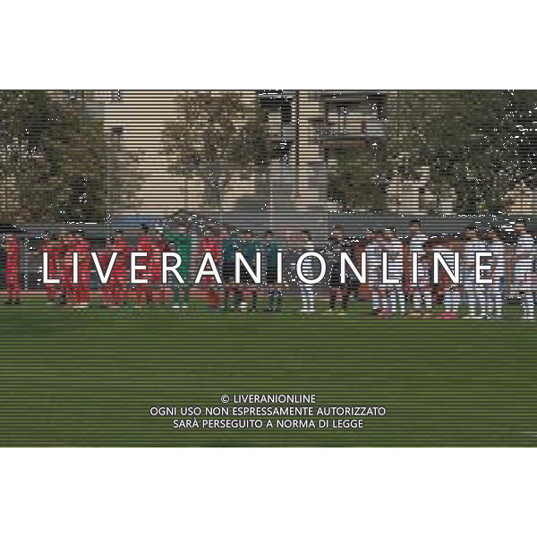 Virtus Verona vs VL Pesaro - Campionato di Calcio Serie C - Lega Pro 2020/2021, 17 ottobre 2020 Verona, Italia Nella foto: Virtus Verona e Vis Pesaro schierate prima del fischio d‚Äôinizio. @LM/Roberto Tommasini/ AGENZIA ALDO LIVERANI SAS