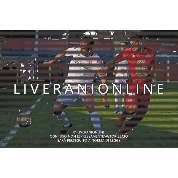 Virtus Verona vs VL Pesaro - Campionato di Calcio Serie C - Lega Pro 2020/2021, 17 ottobre 2020 Verona, Italia Nella foto: Flavio Lazzari - VIS Pesaro -Marco Amadio - Virtus Vecomp Verona @LM/Roberto Tommasini/ AGENZIA ALDO LIVERANI SAS