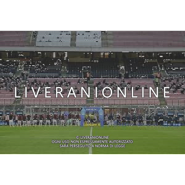 il derby con gli spalti vuoti - veduta interno stadio senza tifosi Inter vs Milan Campionato Serie A TIM - 4° giornata Milano 17-10-2020 Stadio Giuseppe Meazza - San Siro foto Roberto Garavaglia - agenzia Aldo Liverani sas/ AGENZIA ALDO LIVERANI SAS