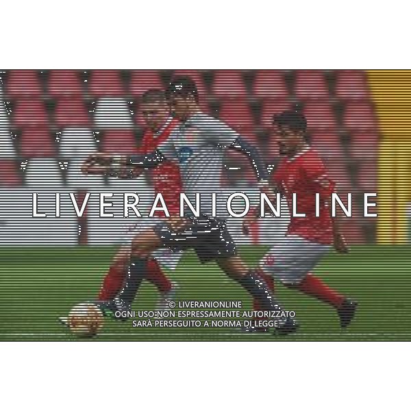 Triestina vs Ravenna - Campionato di Calcio Serie C - Lega Pro 2020/2021, 17 ottobre 2020 Trieste, Italia Nella foto: Matteo Perri (Ravenna) contrastato da Vincenzo Salerno (Triestina) @LM/Franco Debernardi©servizio AGENZIA ALDO LIVERANI SAS