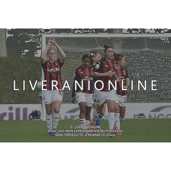 esultanza Milan dopo il gol dell’1 a 0 Milan Women vs Inter Milano Women Campionato Serie A Femminile - 6° giornata Milano 18-10-2020 centro sportivo Peppino Vismara foto Roberto Garavaglia - agenzia Aldo Liverani sas/ AGENZIA ALDO LIVERANI SAS