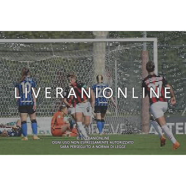 Valentina Giacinti (Milan) esulta dopo il gol del 3 a 1 Milan Milan Women vs Inter Milano Women Campionato Serie A Femminile - 6¬∞ giornata Milano 18-10-2020 centro sportivo Peppino Vismara foto Roberto Garavaglia - agenzia Aldo Liverani sas/ AGENZIA ALDO LIVERANI SAS