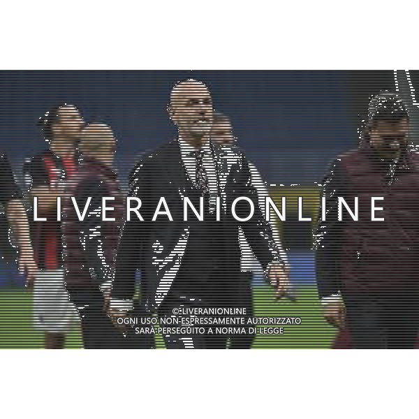 Stefano Pioli allenatore Milan Inter vs Milan Campionato Serie A TIM - 4° giornata Milano 17-10-2020 Stadio Giuseppe Meazza - San Siro foto Roberto Garavaglia - agenzia Aldo Liverani sas