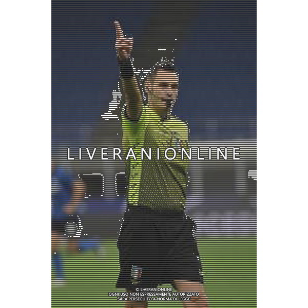 l’arbitro Maurizio Mariani di Aprilia Inter vs Milan Campionato Serie A TIM - 4° giornata Milano 17-10-2020 Stadio Giuseppe Meazza - San Siro foto Roberto Garavaglia - agenzia Aldo Liverani sas