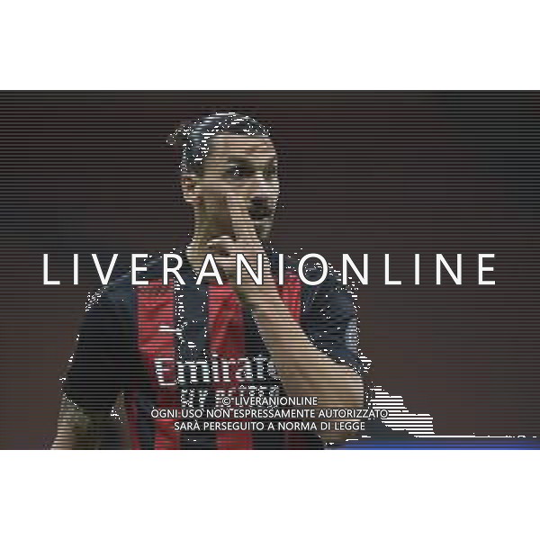 Zlatan Ibrahimovic (Milan) Inter vs Milan Campionato Serie A TIM - 4° giornata Milano 17-10-2020 Stadio Giuseppe Meazza - San Siro foto Roberto Garavaglia - agenzia Aldo Liverani sas