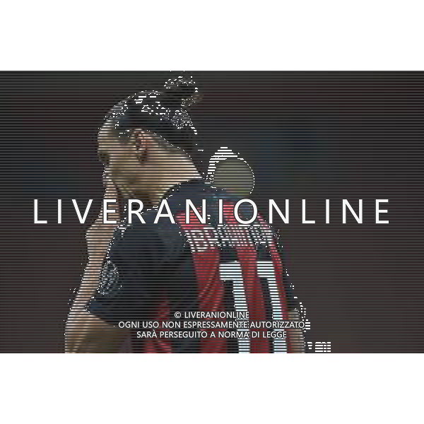 Zlatan Ibrahimovic (Milan) Inter vs Milan Campionato Serie A TIM - 4° giornata Milano 17-10-2020 Stadio Giuseppe Meazza - San Siro foto Roberto Garavaglia - agenzia Aldo Liverani sas