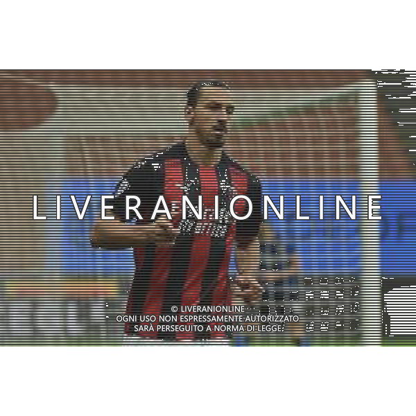 Zlatan Ibrahimovic (Milan) Inter vs Milan Campionato Serie A TIM - 4° giornata Milano 17-10-2020 Stadio Giuseppe Meazza - San Siro foto Roberto Garavaglia - agenzia Aldo Liverani sas