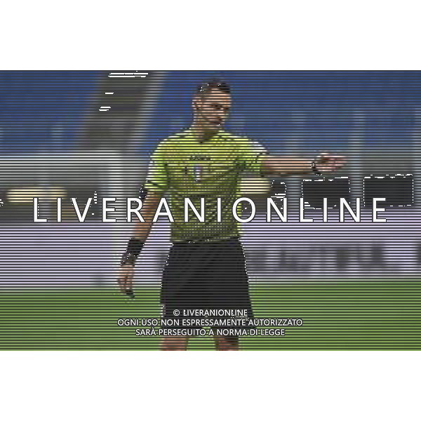 l’arbitro Maurizio Mariani di Aprilia Inter vs Milan Campionato Serie A TIM - 4° giornata Milano 17-10-2020 Stadio Giuseppe Meazza - San Siro foto Roberto Garavaglia - agenzia Aldo Liverani sas