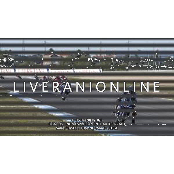 Round 8 Pirelli Estoril Round - World SuperBike - SBK, 18 October 2020 estoril, portugal, Italy Photo showing: Tissot Superpole Race - First Lap @LM/Otto Moretti AG ALDO LIVERANI SAS