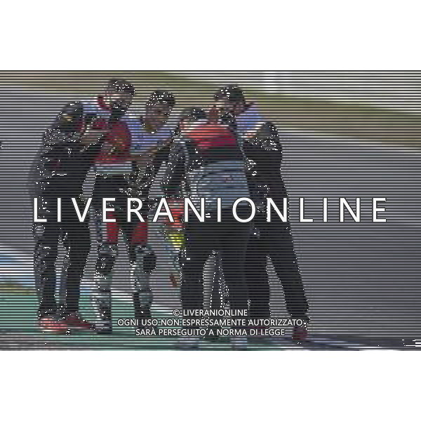 Round 8 Pirelli Estoril Round - World SuperBike - SBK, 18 October 2020 estoril, portugal, Italy Photo showing: N°21 Michael Ruben Rinaldi ITA Ducati Panigale V4 R Team GOELEVEN Best independent rider @LM/Otto Moretti AG ALDO LIVERANI SAS