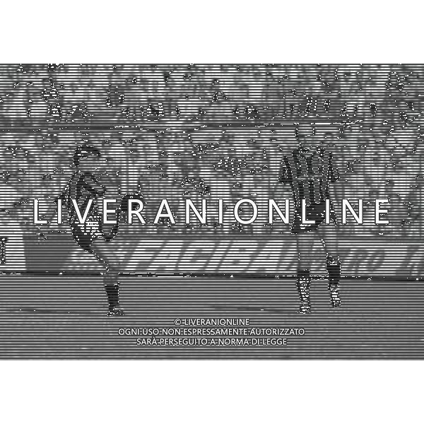 27-09-1987 MILANO CAMPIONATO DI CALCIO SERIE A INTER EMPOLI 2-0 NELLA FOTO DANIEL PASSARELLA E PIETRO FANNA AG ALDO LIVERANI SAS
