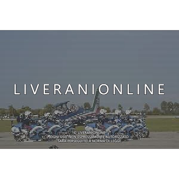 18-10-2020 Giro D\'italia; Tappa 15 Base Aerea Rivolto - Piancavallo; Frecce, Tricolori; Base Aerea Rivolto; ©SIROTTI / AGENZIA ALDO LIVERANI SAS