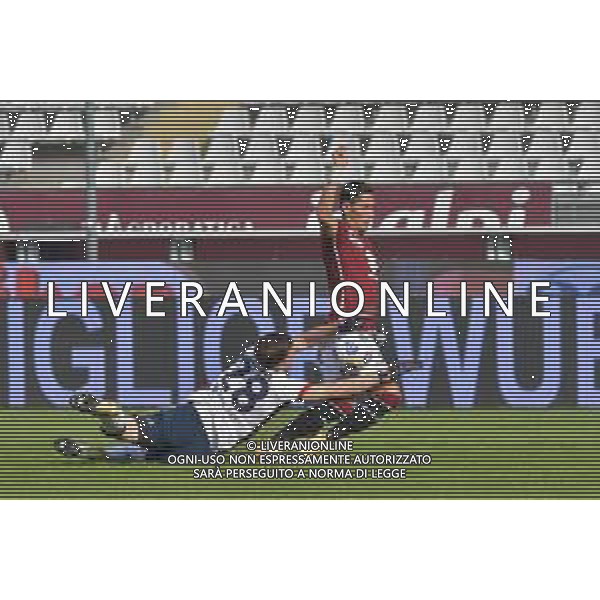 Torino 18.10.2020 Stadio Olimpico Grande Torino ©Falzone/Agenzia Aldo Liverani Torino vs Cagliari Serie A Tim 2020-2021 Nella foto : FALLO DI ALESSIO CRAGNO SU LUKIC © AGENZIA ALDO LIVERANI SAS