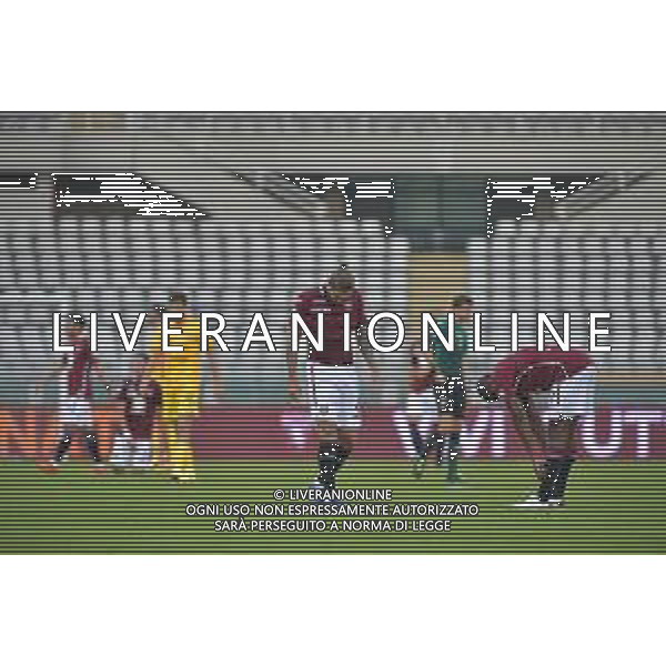 Torino 18.10.2020 Stadio Olimpico Grande Torino ©Falzone/Agenzia Aldo Liverani Torino vs Cagliari Serie A Tim 2020-2021 Nella foto : DELUSIONE TORO A FINE GARA ©Falzone / AGENZIA ALDO LIVERANI SAS