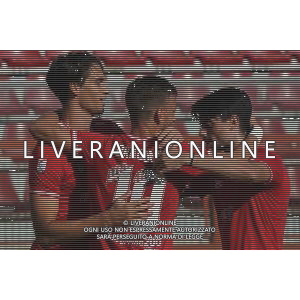 Perugia vs Fermana - Campionato di Calcio Serie C - Lega Pro 2020/2021, 18 ottobre 2020 Perugia, Italia Nella foto: negro stefano (n.24 perugia calcio) esulta 0-1 @LM/Loris Cerquiglini AG ALDO LIVERANI SAS