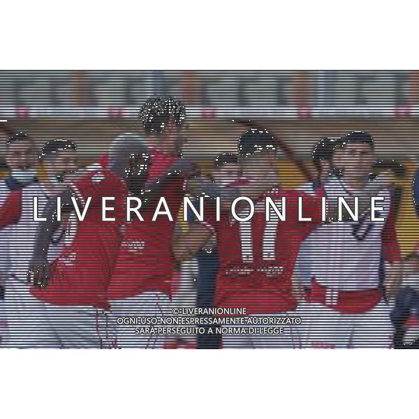 Perugia vs Fermana - Campionato di Calcio Serie C - Lega Pro 2020/2021, 18 ottobre 2020 Perugia, Italia Nella foto: moscati marco (n. 17 perugia calcio) esulta (r) 2-0 @LM/Loris Cerquiglini AG ALDO LIVERANI SAS