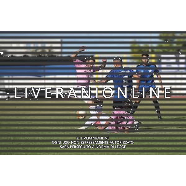 Bisceglie vs Palermo - Campionato di Calcio Serie C - Lega Pro 2020/2021, 18 ottobre 2020 Bisceglie, Italia Nella foto: Nicola Rauti (Palermo FC) scivolata su Andrea Cittadino (AS Bisceglie) @LM/Emmanuele Mastrodonato AG ALDO LIVERANI SAS