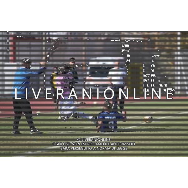Bisceglie vs Palermo - Campionato di Calcio Serie C - Lega Pro 2020/2021, 18 ottobre 2020 Bisceglie, Italia Nella foto: Mamadou Kanoute (Palermo FC) Andrea Cittadino (AS Bisceglie) @LM/Emmanuele Mastrodonato AG ALDO LIVERANI SAS