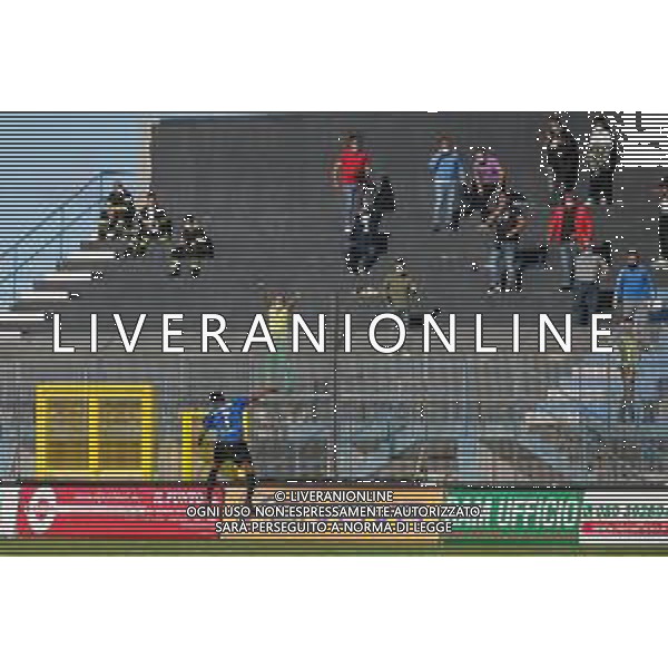 Bisceglie vs Palermo - Campionato di Calcio Serie C - Lega Pro 2020/2021, 18 ottobre 2020 Bisceglie, Italia Nella foto: Mohamed Mansour (AS Bisceglie) esulta dopo aver messo a segno il goal @LM/Emmanuele Mastrodonato AG ALDO LIVERANI SAS