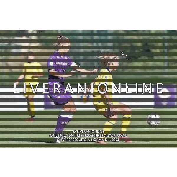 CF Fiorentina femminile vs Hellas Verona Women - Italian Soccer Serie A Women Championship 2020/2021, 18 October 2020 Florence, Italy Photo showing: Stephanie Breitner (Fiorentina Femminile), Asia Bragonzi (Hellas Verona Women) @LM/Lisa Guglielmi AG ALDO LIVERANI SAS