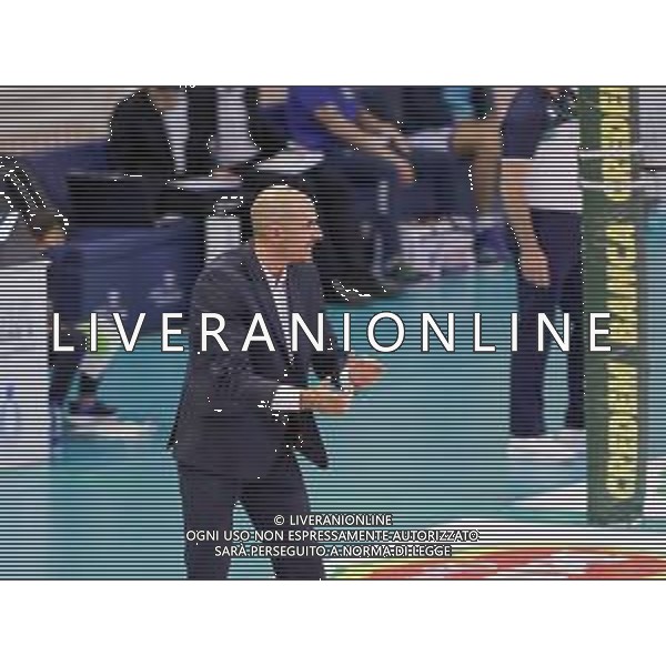 Top Volley Cisterna vs Vero Volley Monza - Campionato di Volley Superlega Serie A 2020/2021, 18 ottobre 2020 Latina, Italia Nella foto: coach Fabio Soli Vero Volley Monza @LM/Luigi Mariani AG ALDO LVERANI SAS