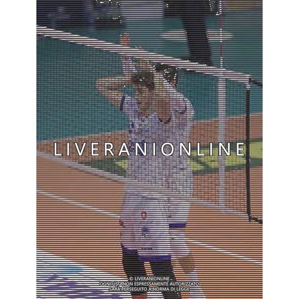 Top Volley Cisterna vs Vero Volley Monza - Campionato di Volley Superlega Serie A 2020/2021, 18 ottobre 2020 Latina, Italia Nella foto: Tobias Krick Top Volley Cisterna @LM/Luigi Mariani AG ALDO LVERANI SAS