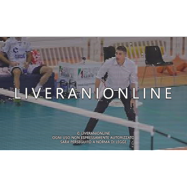Top Volley Cisterna vs Vero Volley Monza - Campionato di Volley Superlega Serie A 2020/2021, 18 ottobre 2020 Latina, Italia Nella foto: coach Boban Kovac Top Volley Cisterna @LM/Luigi Mariani AG ALDO LVERANI SAS