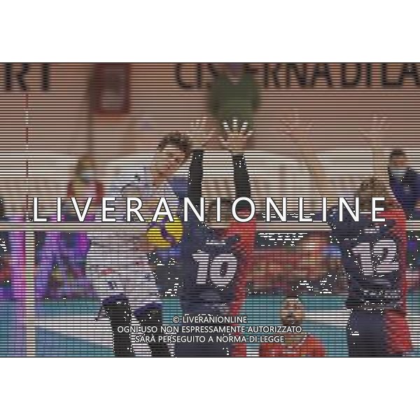 Top Volley Cisterna vs Vero Volley Monza - Campionato di Volley Superlega Serie A 2020/2021, 18 ottobre 2020 Latina, Italia Nella foto: Arthur Szwarc Top Volley Cisterna @LM/Luigi Mariani AG ALDO LVERANI SAS