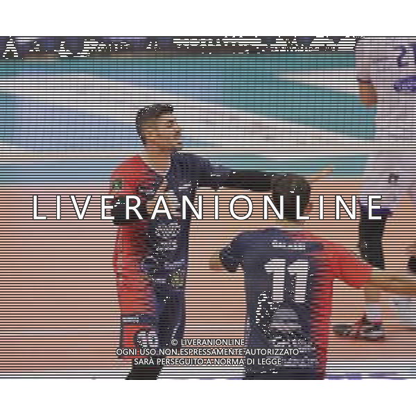 Top Volley Cisterna vs Vero Volley Monza - Campionato di Volley Superlega Serie A 2020/2021, 18 ottobre 2020 Latina, Italia Nella foto: Filippo Lanza Vero Volley Monza @LM/Luigi Mariani