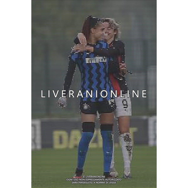 Kathellen Sousa Feitoza (Inter) SX e Valentina Giacinti (Milan) DX Milan Women vs Inter Milano Women Campionato Serie A Femminile - 6° giornata Milano 18-10-2020 centro sportivo Peppino Vismara foto Roberto Garavaglia - agenzia Aldo Liverani sas
