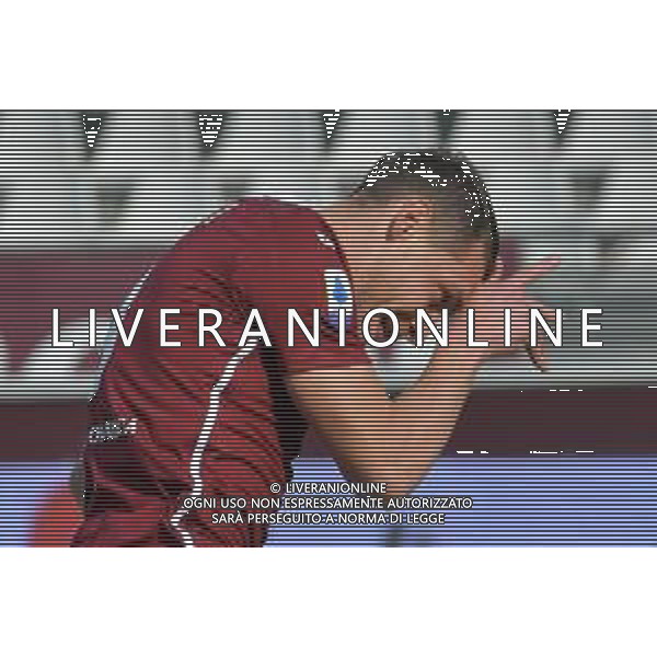 Torino 18.10.2020 Stadio Olimpico Grande Torino ©Falzone/Agenzia Aldo Liverani Torino vs Cagliari Serie A Tim 2020-2021 Nella foto : ESULTANZA GOL DI ANDREA BELOTTI
