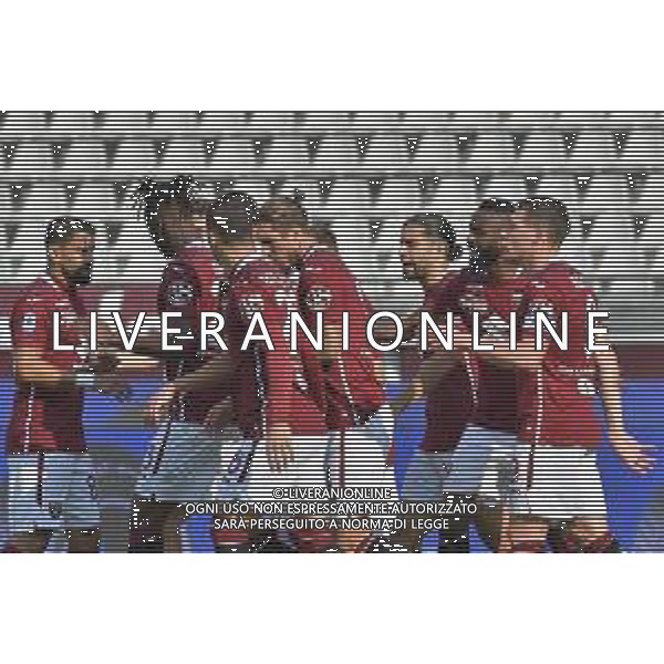 Torino 18.10.2020 Stadio Olimpico Grande Torino ©Falzone/Agenzia Aldo Liverani Torino vs Cagliari Serie A Tim 2020-2021 Nella foto : ESULTANZA GOL DI ANDREA BELOTTI