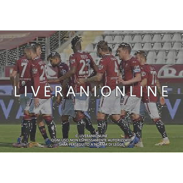 Torino 18.10.2020 Stadio Olimpico Grande Torino ©Falzone/Agenzia Aldo Liverani Torino vs Cagliari Serie A Tim 2020-2021 Nella foto : ESULTANZA GOL DI ANDREA BELOTTI