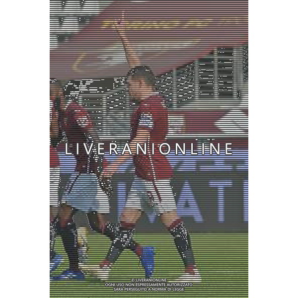 Torino 18.10.2020 Stadio Olimpico Grande Torino ©Falzone/Agenzia Aldo Liverani Torino vs Cagliari Serie A Tim 2020-2021 Nella foto : ESULTANZA GOL DI ANDREA BELOTTI