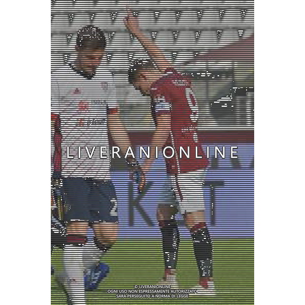 Torino 18.10.2020 Stadio Olimpico Grande Torino ©Falzone/Agenzia Aldo Liverani Torino vs Cagliari Serie A Tim 2020-2021 Nella foto : ESULTANZA GOL DI ANDREA BELOTTI