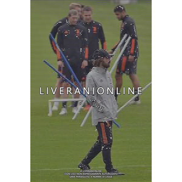 Torino 19.10.2020 Centro Sportivo Continassa Alessandro Falzone/Ag. Aldo Liverani sas Allenamento di vigilia del match Dynamo Kiev Juventus Nella foto: Andrea Pirlo segue l\'allenamento della squadra ©falzone / AGENZIA ALDO LIVERANI SAS