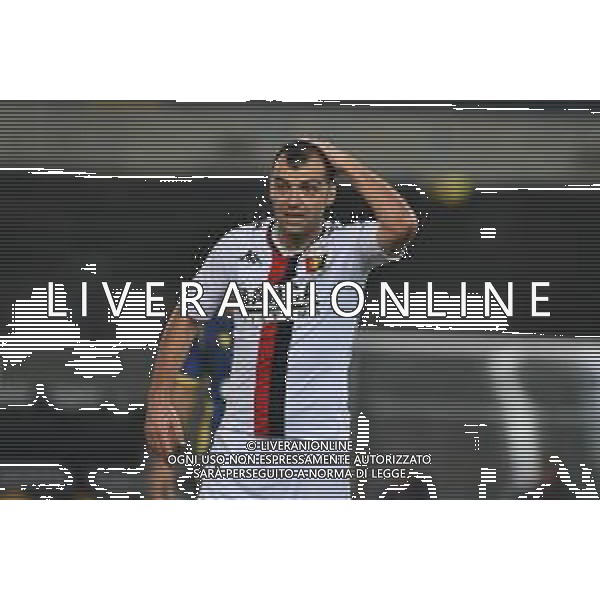 Hellas Verona vs Genoa - italian soccer Serie A match 2020/2021, 19 October 2020 Verona, Italy Photo showing: Goran Pandev (Genoa) @LM/Alessio Tarpini/ AGENZIA ALDO LIVERANI SAS