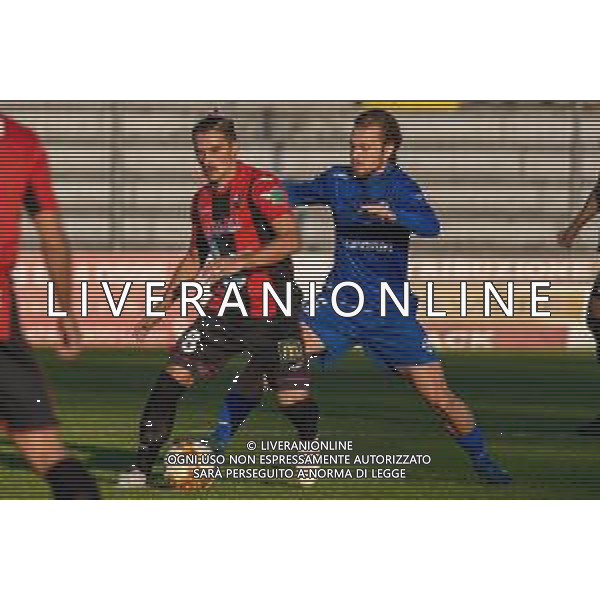 Lucchese vs Como - Campionato di Calcio Serie C - Lega Pro 2020/2021, 19 ottobre 2020 Stadio Comunale &#34;Porta Elisa&#34;, Lucca, Italia Nella foto: TANASIY KOSOVAN (Lucchese) e EDOARDO BOVOLON (Como) @LM/Fabio Fagiolini/ AGENZIA ALDO LIVERANI SAS
