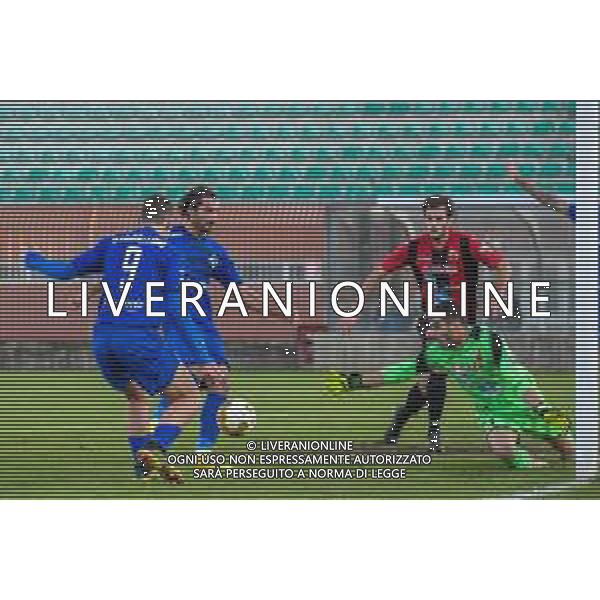 Lucchese vs Como - Campionato di Calcio Serie C - Lega Pro 2020/2021, 19 ottobre 2020 Stadio Comunale &#34;Porta Elisa&#34;, Lucca, Italia Nella foto: ALESSANDRO BELLEMO (Como) fa il gol del pareggio @LM/Fabio Fagiolini/ AGENZIA ALDO LIVERANI SAS
