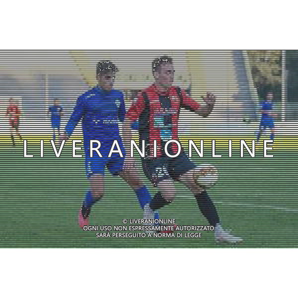 Lucchese vs Como - Campionato di Calcio Serie C - Lega Pro 2020/2021, 19 ottobre 2020 Stadio Comunale &#34;Porta Elisa&#34;, Lucca, Italia Nella foto: ANDREA ADAMOLI (Lucchese) e ALESSIO IOVINE (Como) @LM/Fabio Fagiolini/ AGENZIA ALDO LIVERANI SAS