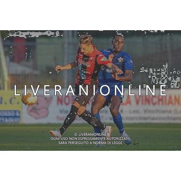 Lucchese vs Como - Campionato di Calcio Serie C - Lega Pro 2020/2021, 19 ottobre 2020 Stadio Comunale &#34;Porta Elisa&#34;, Lucca, Italia Nella foto: TANASIY KOSOVAN (Lucchese) e DEREK AGYAQWA (Como) @LM/Fabio Fagiolini/ AGENZIA ALDO LIVERANI SAS