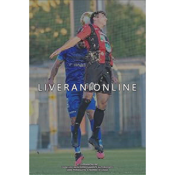 Lucchese vs Como - Campionato di Calcio Serie C - Lega Pro 2020/2021, 19 ottobre 2020 Stadio Comunale &#34;Porta Elisa&#34;, Lucca, Italia Nella foto: duello aereo tra RICCARDO MOREO (Lucchese) e LUCA CRESCENZI (Como) @LM/Fabio Fagiolini/ AGENZIA ALDO LIVERANI SAS