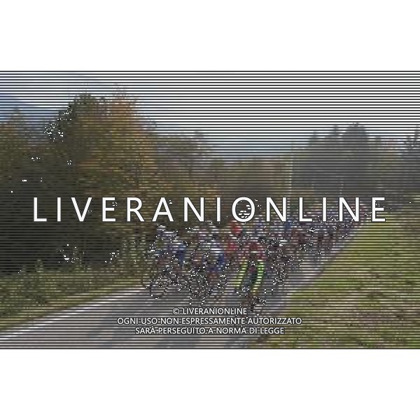 20-10-2020 Giro D\'italia; Tappa 16 Udine - San Daniele Del Friuli; 2020, Deceuninck - Quick Step; 2020, Vini Zabu Ktm; Frapporti, Marco; Madonnina Del Domm; ©SIROTTI / AGENZIA ALDO LIVERANI SAS