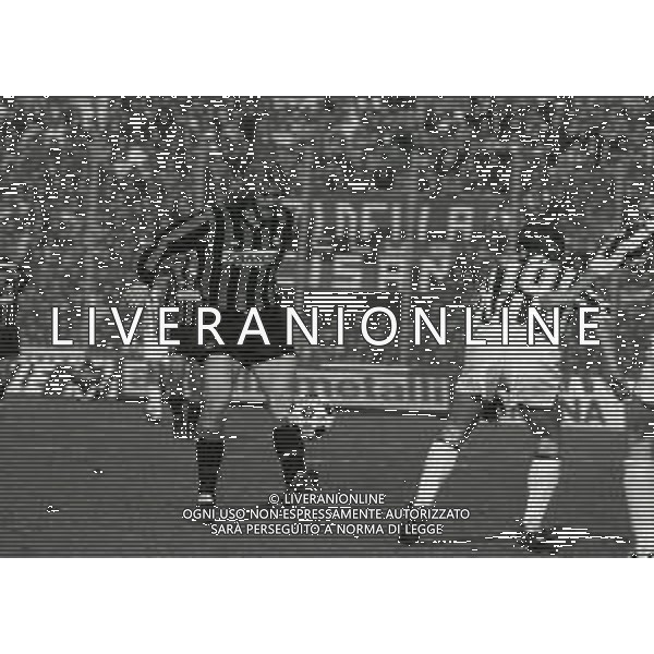18-02-1990 BERGAMO CAMPIONATO DI CALCIO SERIE A ATALANTA JUVENTUS 1-2 NELLA FOTO GLEN PETER STROMBERG AG ALDO LIVERANI SAS
