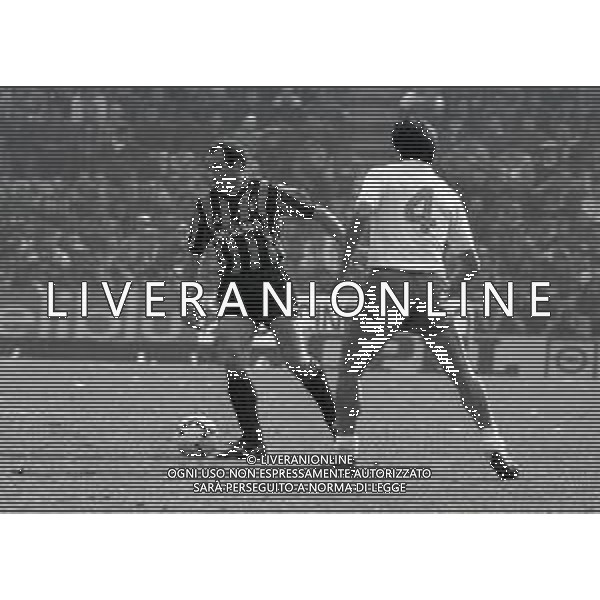 22-03-1987 MILANO CAMPIONATO DI CALCIO SERIE A INTER NAPOLI 1-1 NELLA FOTO ADRIANO PIRACCINI AG ALDO LIVERANI SAS