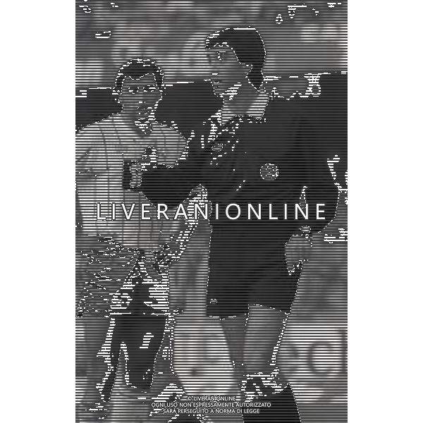 20-10-1985 GENOVA CAMPIONATO DI CALCIO SERIE A SAMPDORIA-ATALANTA 0-0 NELLA FOTO ARBITRO SERIO COPPETELLI AG ALDO LIVERANI SAS