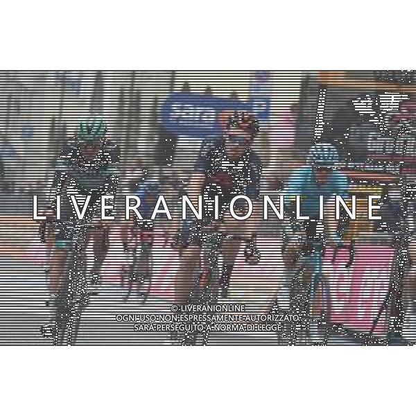 20-10-2020 Giro D\'italia; Tappa 16 Udine - San Daniele Del Friuli; 2020, Team Ineos Grenadiers; 2020, Bora - Hansgrohe; Geoghegan, Hart Tao; Konrad, Patrick; San Daniele Del Friuli; ©SIROTTI / AGENZIA ALDO LIVERANI SAS