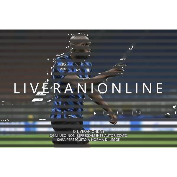 Romelu Lukaku (Inter) esultanza dopo il gol dell’1 a 0 Inter Inter vs Borussia Monchengladbach UEFA Champions League fase a gironi 1¬∞ giornata - gruppo B Milano 21-10-2020 stadio Giuseppe Meazza - San Siro foto Roberto Garavaglia - agenzia Aldo Liverani sas / AGENZIA ALDO LIVERANI SAS