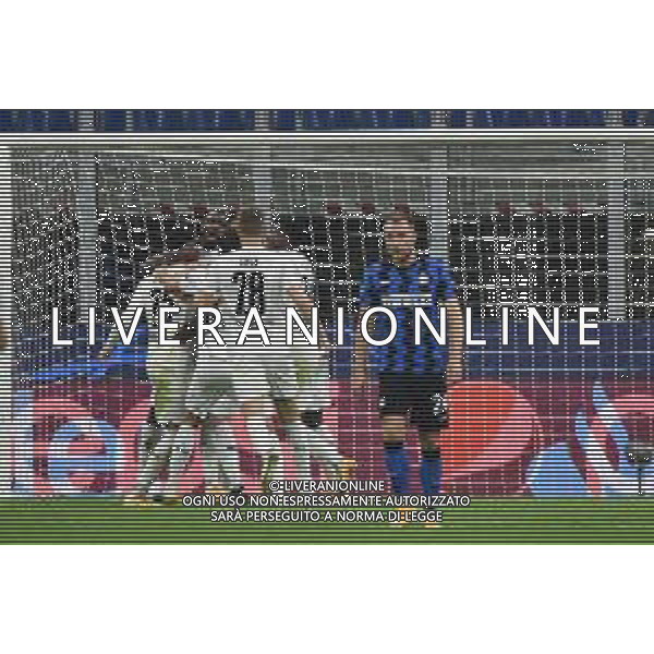 esultanza Borussia M. dopo il gol dell\'1 a 1 di Bensebaini Inter vs Borussia Monchengladbach UEFA Champions League fase a gironi 1¬∞ giornata - gruppo B Milano 21-10-2020 stadio Giuseppe Meazza - San Siro foto Roberto Garavaglia - agenzia Aldo Liverani sas / AGENZIA ALDO LIVERANI SAS