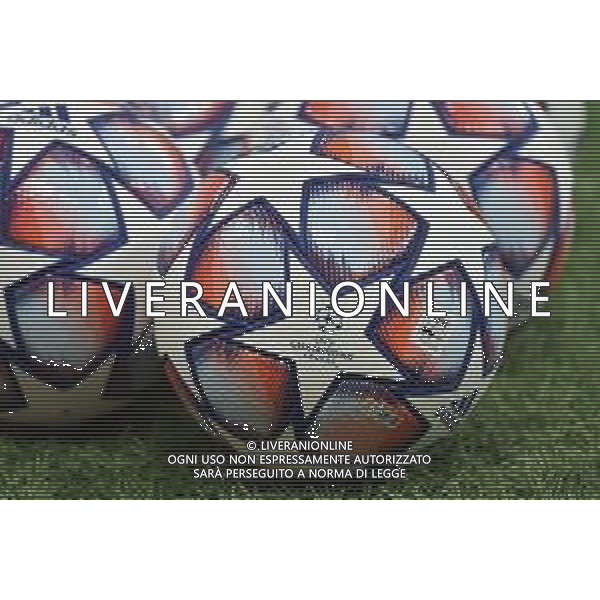 il pallone per le gare di UEFA Champions League Inter vs Borussia Monchengladbach UEFA Champions League fase a gironi 1¬∞ giornata - gruppo B Milano 21-10-2020 stadio Giuseppe Meazza - San Siro foto Roberto Garavaglia - agenzia Aldo Liverani sas / AGENZIA ALDO LIVERANI SAS